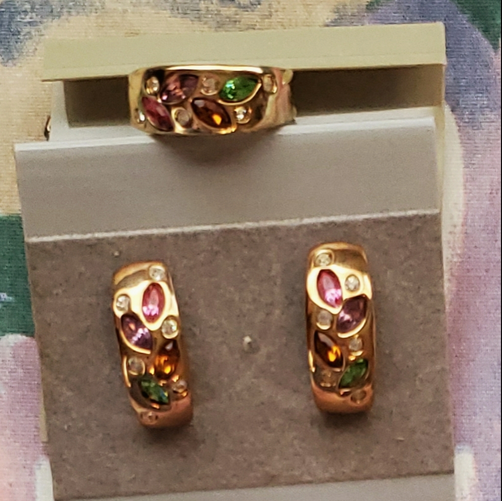 LS ring and earring set